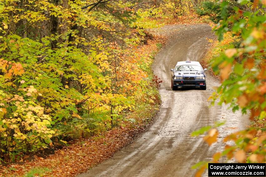 Ryan George / Heather Stieber-George BMW M3 on SS13, Trouble.