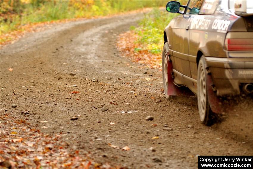 Ryan George / Heather Stieber-George BMW M3 on SS13, Trouble.