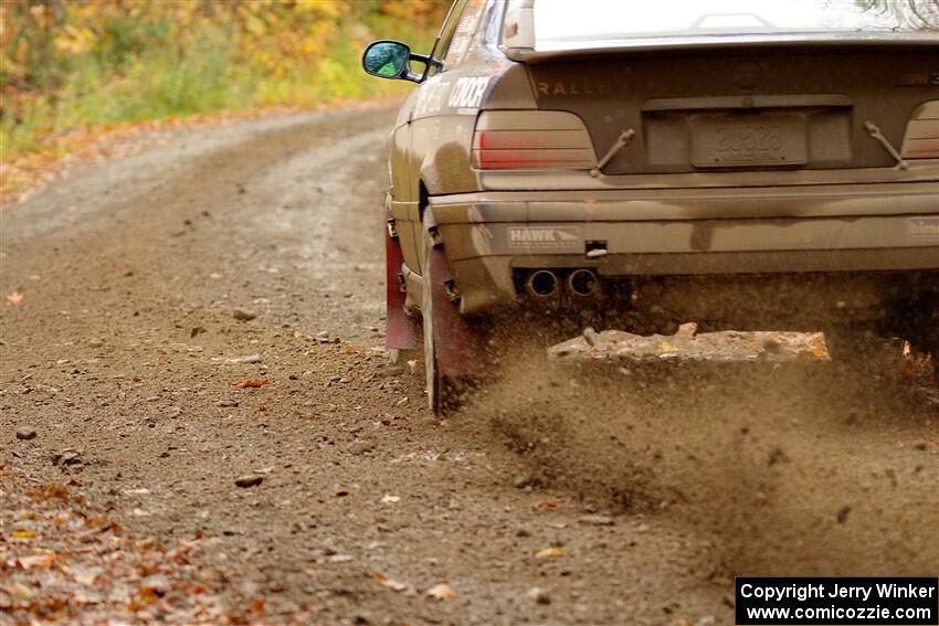 Ryan George / Heather Stieber-George BMW M3 on SS13, Trouble.