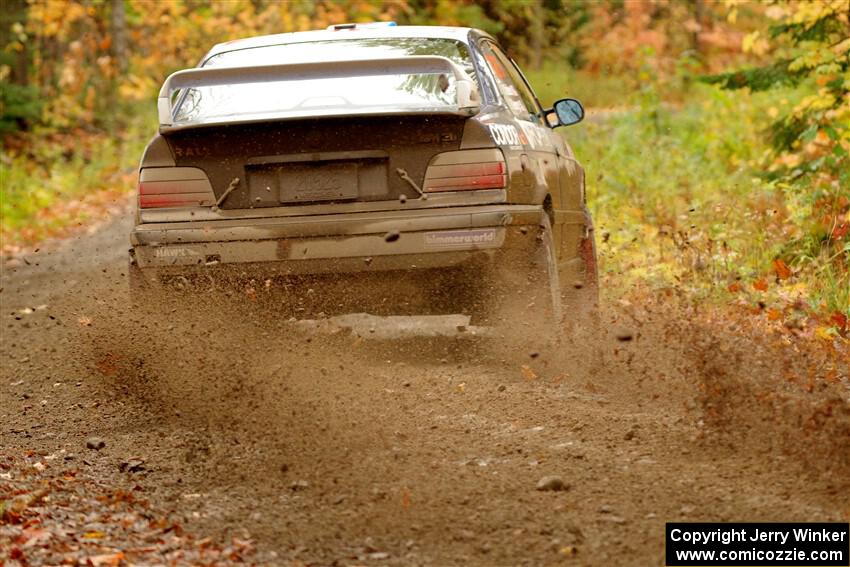 Ryan George / Heather Stieber-George BMW M3 on SS13, Trouble.