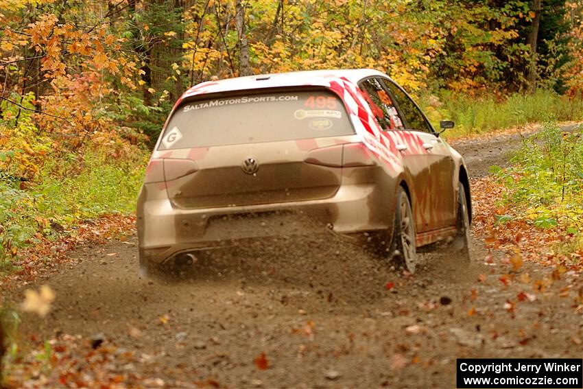 Steve Bis / Kelly Keefe VW Golf R on SS13, Trouble.