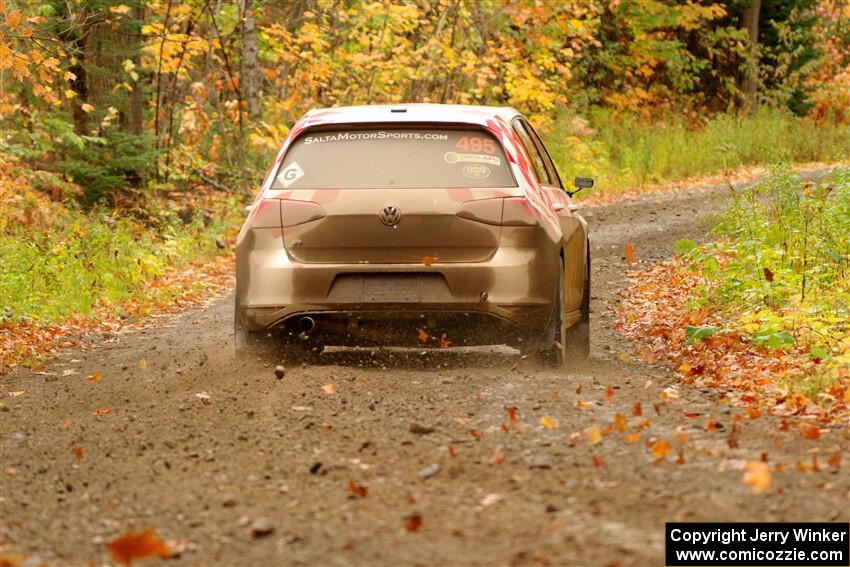 Steve Bis / Kelly Keefe VW Golf R on SS13, Trouble.