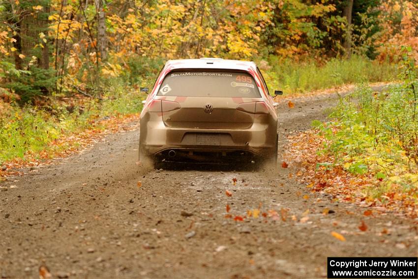 Steve Bis / Kelly Keefe VW Golf R on SS13, Trouble.