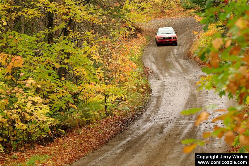 Dan Downey / Sammie Downey BMW 325is on SS13, Trouble.