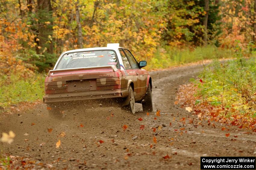 Dan Downey / Sammie Downey BMW 325is on SS13, Trouble.