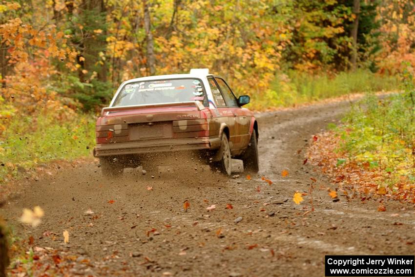 Dan Downey / Sammie Downey BMW 325is on SS13, Trouble.