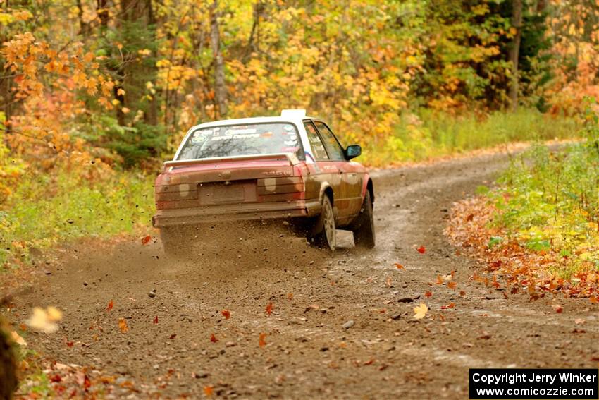 Dan Downey / Sammie Downey BMW 325is on SS13, Trouble.