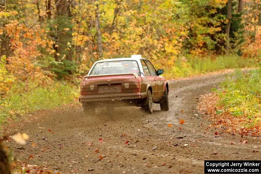 Dan Downey / Sammie Downey BMW 325is on SS13, Trouble.