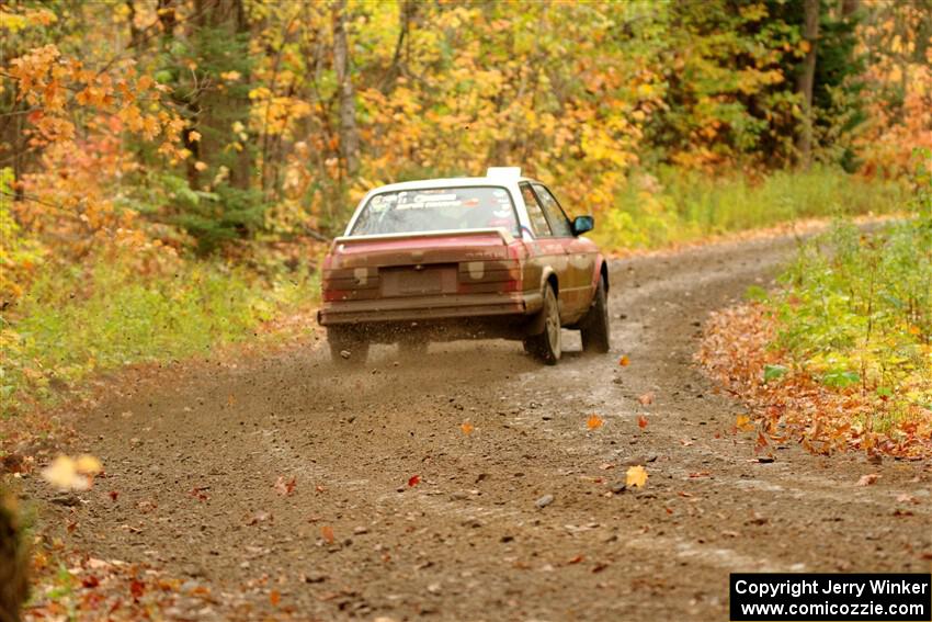 Dan Downey / Sammie Downey BMW 325is on SS13, Trouble.