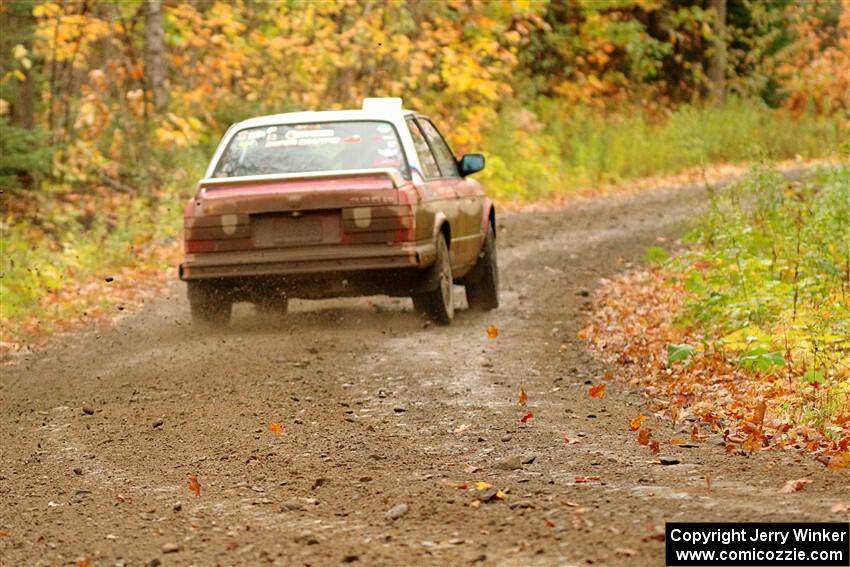 Dan Downey / Sammie Downey BMW 325is on SS13, Trouble.