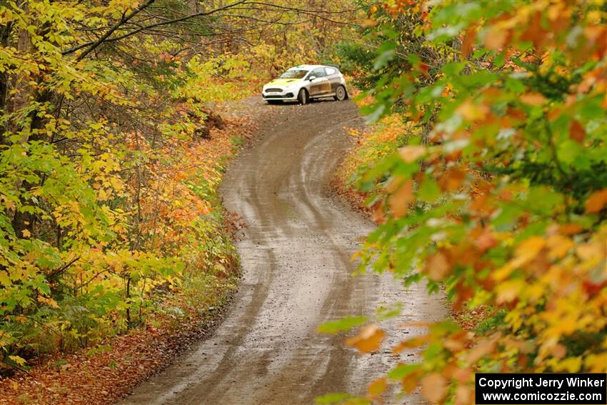 Al Kaumeheiwa / Cindy Krolikowski Ford Fiesta Rally3 on SS13, Trouble.