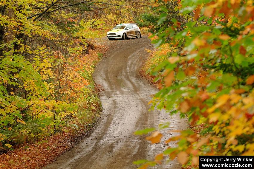 Al Kaumeheiwa / Cindy Krolikowski Ford Fiesta Rally3 on SS13, Trouble.