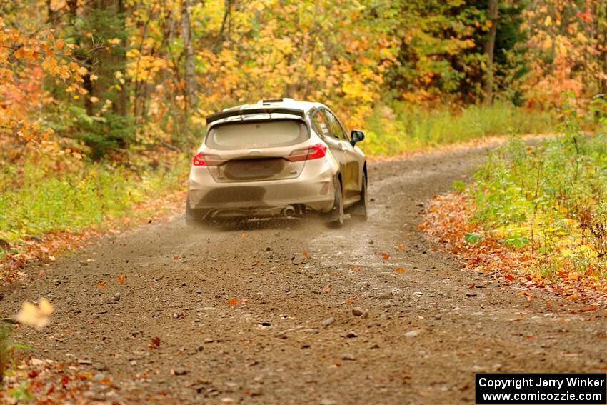 Al Kaumeheiwa / Cindy Krolikowski Ford Fiesta Rally3 on SS13, Trouble.