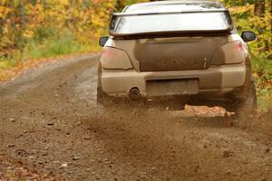 John Farrow / Michael Farrow Subaru WRX on SS13, Trouble.