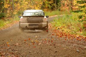 John Farrow / Michael Farrow Subaru WRX on SS13, Trouble.