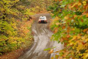 Sumit Panjabi / Michelle Rogers Mitsubishi Lancer Evo X on SS13, Trouble.