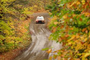 Sumit Panjabi / Michelle Rogers Mitsubishi Lancer Evo X on SS13, Trouble.