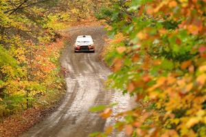 Sumit Panjabi / Michelle Rogers Mitsubishi Lancer Evo X on SS13, Trouble.