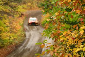 Sumit Panjabi / Michelle Rogers Mitsubishi Lancer Evo X on SS13, Trouble.