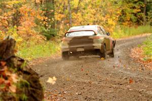 Sumit Panjabi / Michelle Rogers Mitsubishi Lancer Evo X on SS13, Trouble.