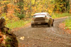 Sumit Panjabi / Michelle Rogers Mitsubishi Lancer Evo X on SS13, Trouble.