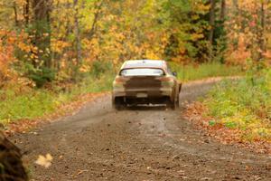 Sumit Panjabi / Michelle Rogers Mitsubishi Lancer Evo X on SS13, Trouble.