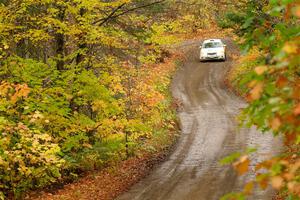 Sam Jacques / Trevor LaCombe Subaru Impreza on SS13, Trouble.