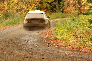 Sam Jacques / Trevor LaCombe Subaru Impreza on SS13, Trouble.