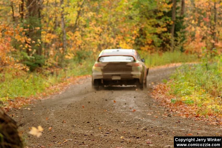 Sumit Panjabi / Michelle Rogers Mitsubishi Lancer Evo X on SS13, Trouble.