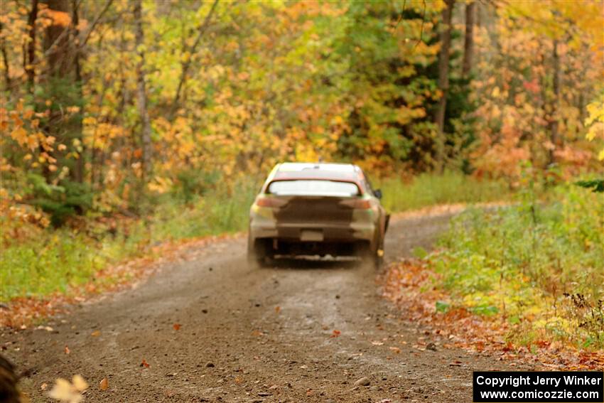 Sumit Panjabi / Michelle Rogers Mitsubishi Lancer Evo X on SS13, Trouble.