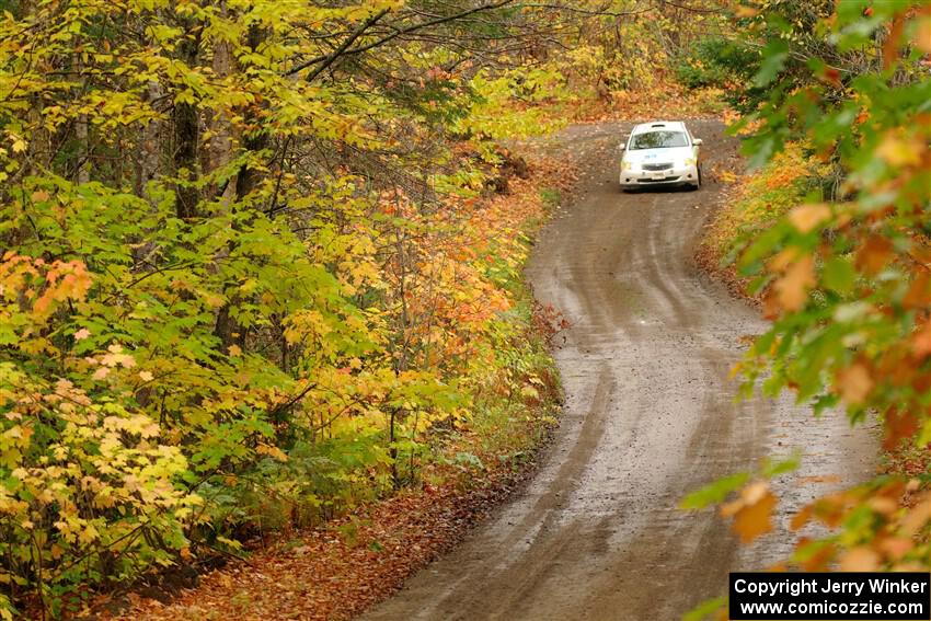 Sam Jacques / Trevor LaCombe Subaru Impreza on SS13, Trouble.