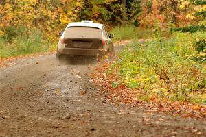 Sam Jacques / Trevor LaCombe Subaru Impreza on SS13, Trouble.