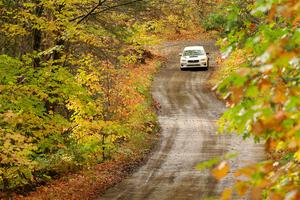 Jamey Randall / Andrew Rausch Subaru WRX on SS13, Trouble.