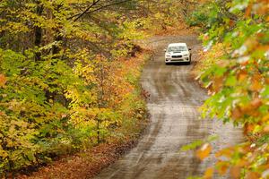 Jamey Randall / Andrew Rausch Subaru WRX on SS13, Trouble.