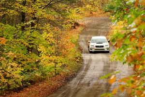 Jamey Randall / Andrew Rausch Subaru WRX on SS13, Trouble.