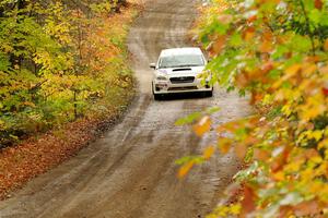 Jamey Randall / Andrew Rausch Subaru WRX on SS13, Trouble.