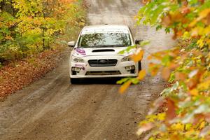 Jamey Randall / Andrew Rausch Subaru WRX on SS13, Trouble.