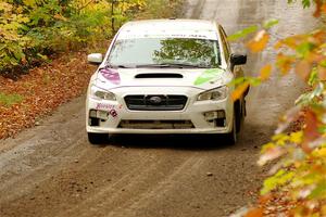 Jamey Randall / Andrew Rausch Subaru WRX on SS13, Trouble.