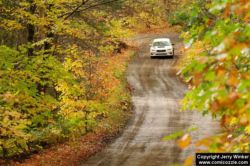 Jamey Randall / Andrew Rausch Subaru WRX on SS13, Trouble.