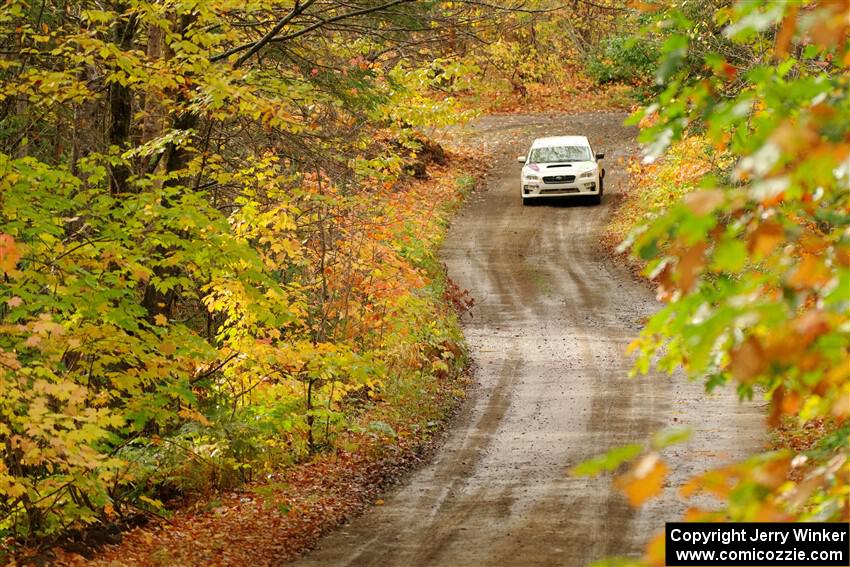 Jamey Randall / Andrew Rausch Subaru WRX on SS13, Trouble.