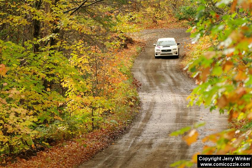 Jamey Randall / Andrew Rausch Subaru WRX on SS13, Trouble.