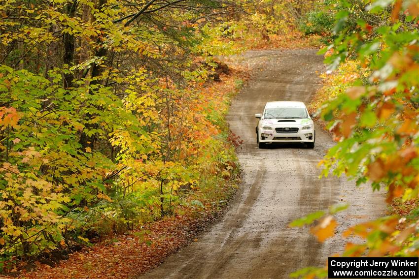 Jamey Randall / Andrew Rausch Subaru WRX on SS13, Trouble.