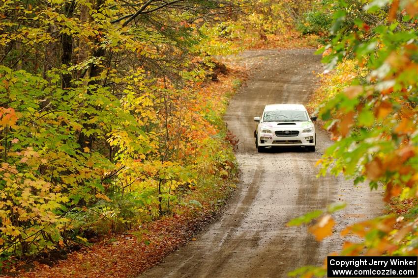 Jamey Randall / Andrew Rausch Subaru WRX on SS13, Trouble.