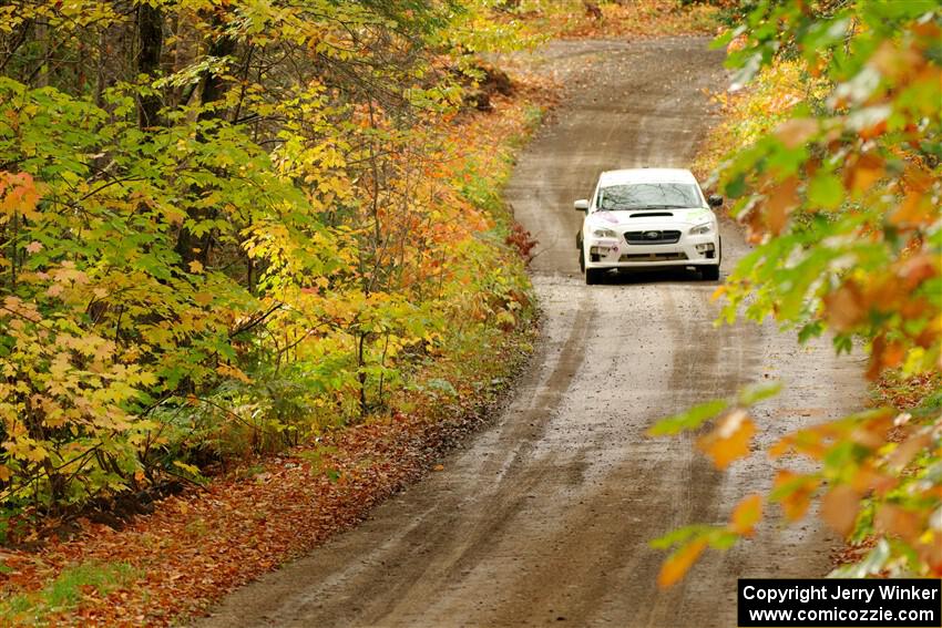 Jamey Randall / Andrew Rausch Subaru WRX on SS13, Trouble.