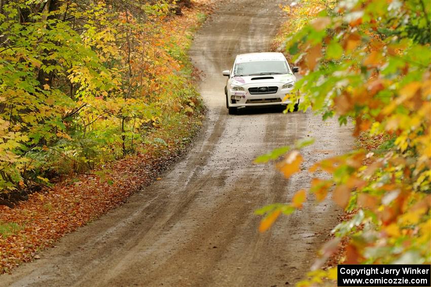 Jamey Randall / Andrew Rausch Subaru WRX on SS13, Trouble.