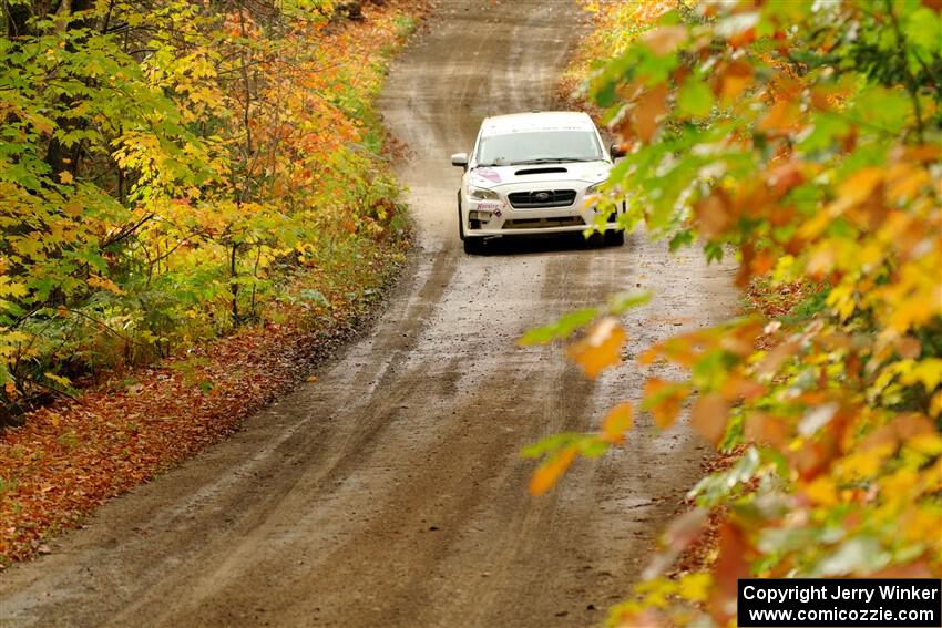 Jamey Randall / Andrew Rausch Subaru WRX on SS13, Trouble.