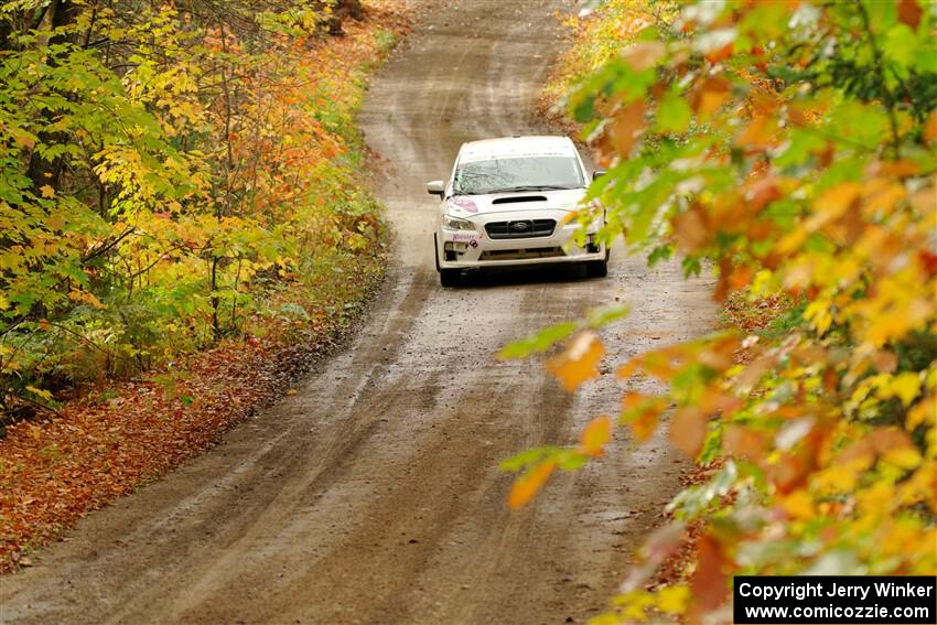 Jamey Randall / Andrew Rausch Subaru WRX on SS13, Trouble.