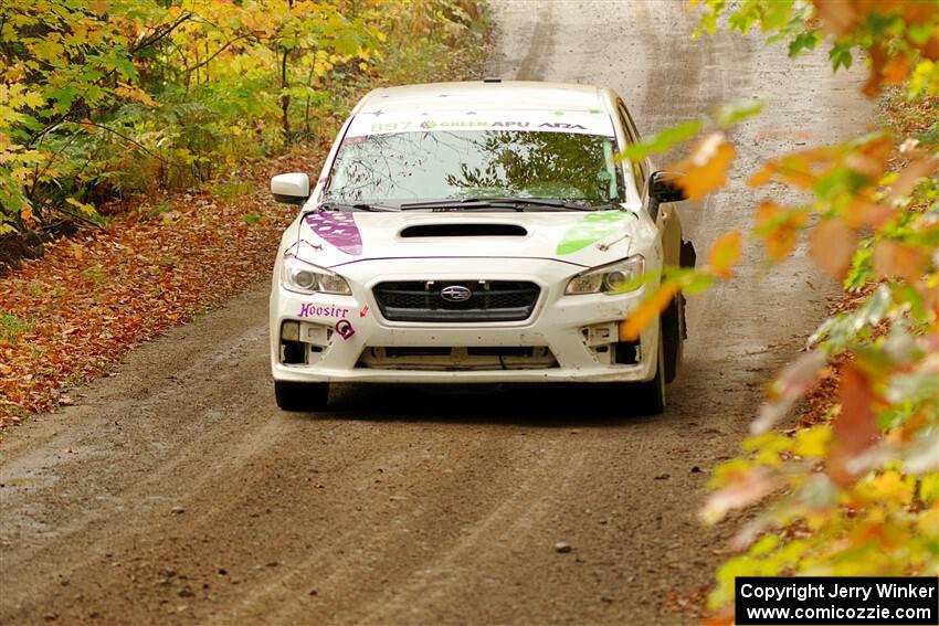 Jamey Randall / Andrew Rausch Subaru WRX on SS13, Trouble.