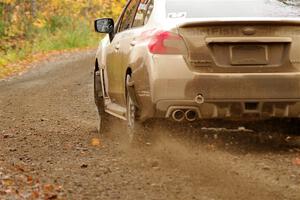 Jamey Randall / Andrew Rausch Subaru WRX on SS13, Trouble.