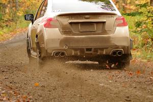 Jamey Randall / Andrew Rausch Subaru WRX on SS13, Trouble.